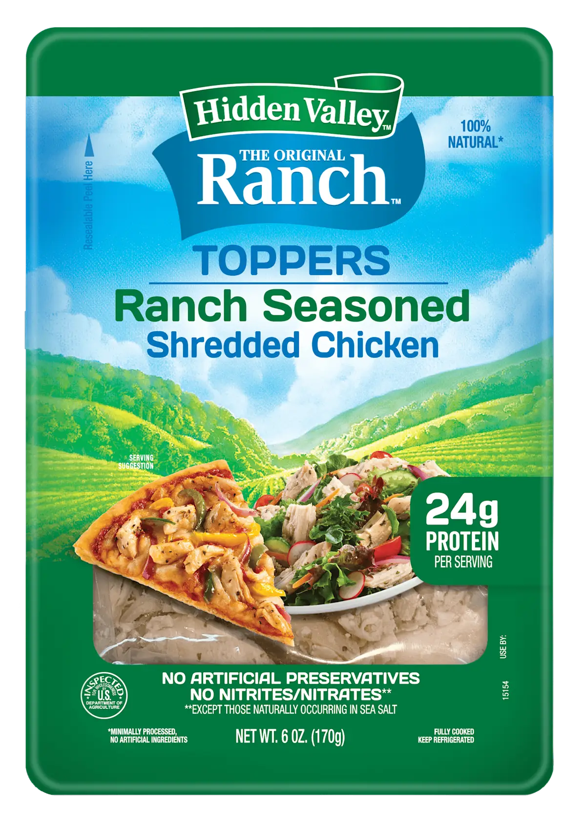 package of Hidden Valley™ Original Ranch Seasoned Chicken Toppers