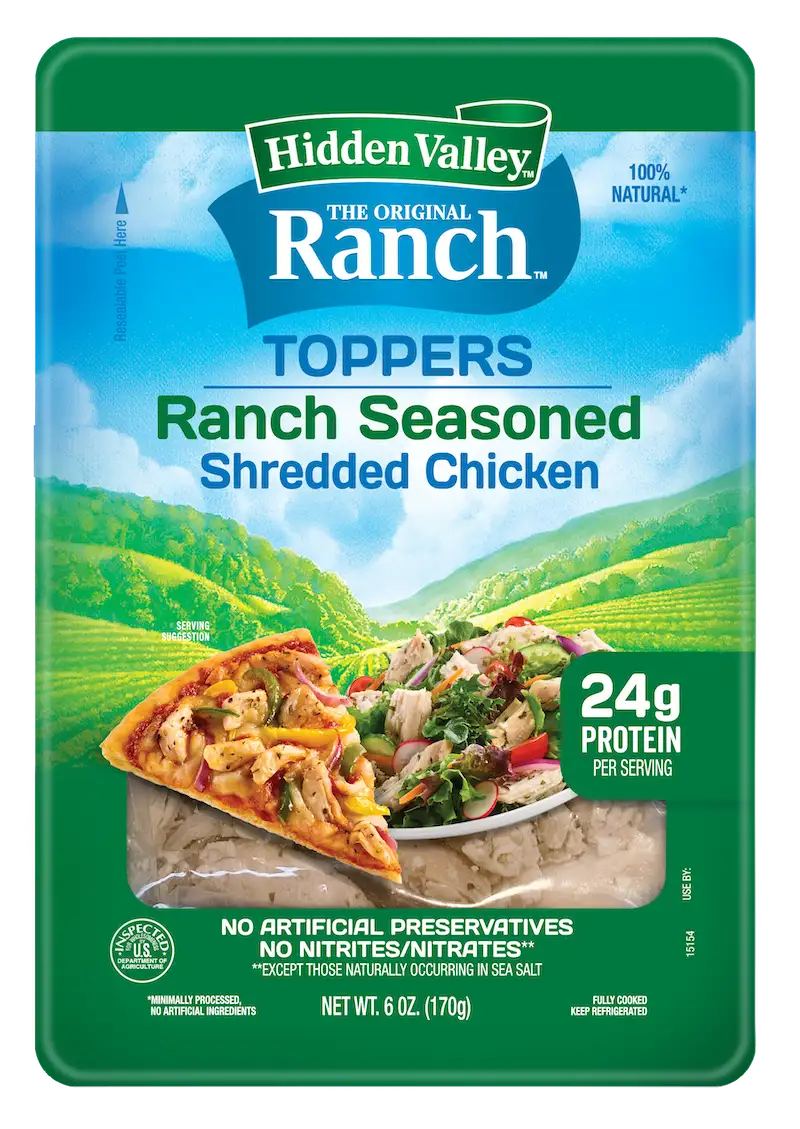 package of Hidden Valley™ Original Ranch Seasoned Chicken Toppers