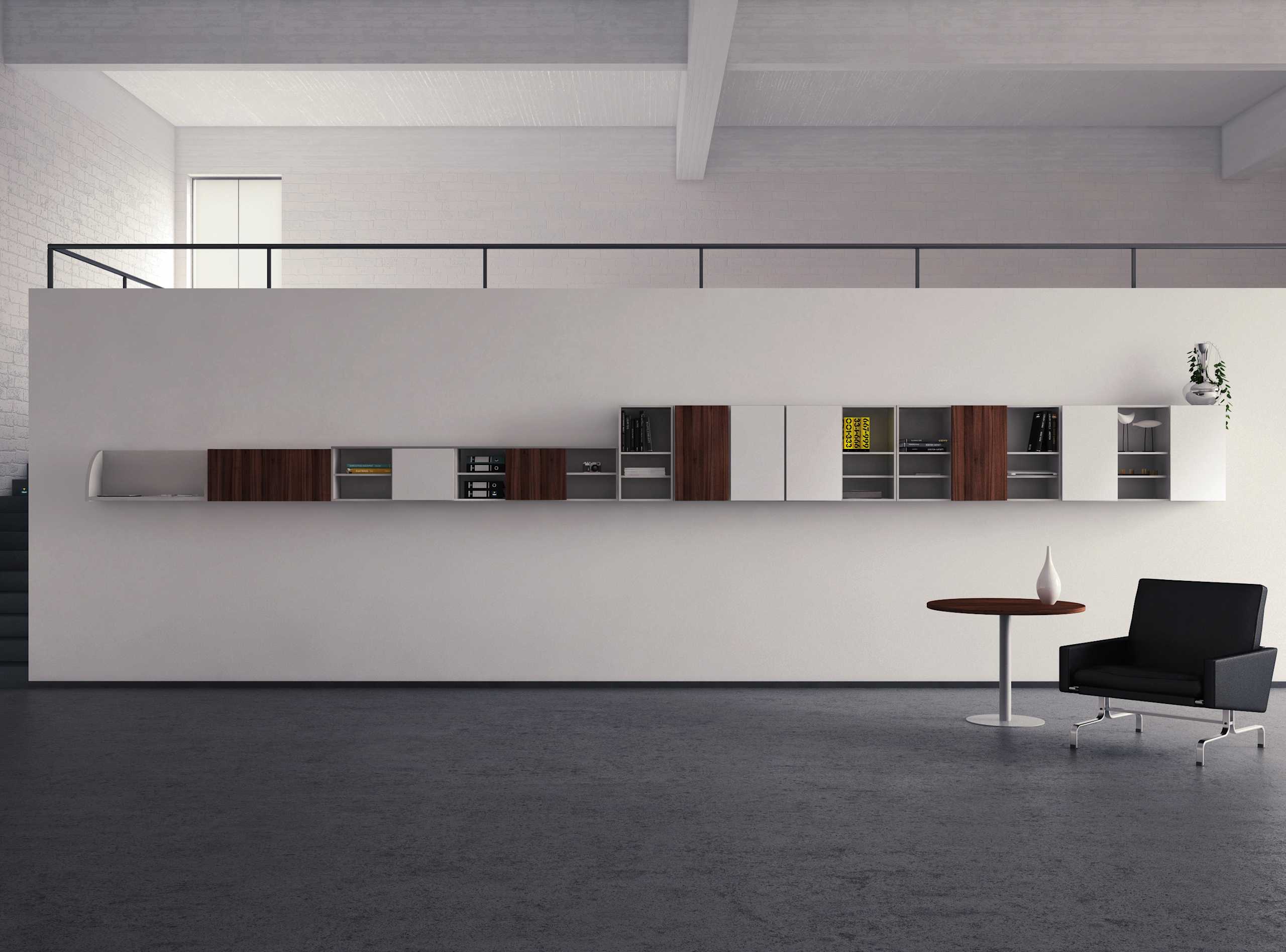 Libreros a pared