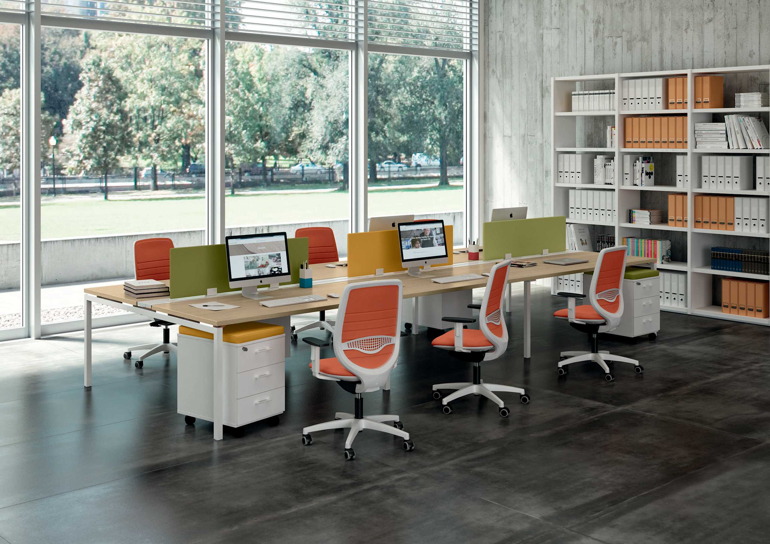 10. Mesa de trabajo para 6 personas