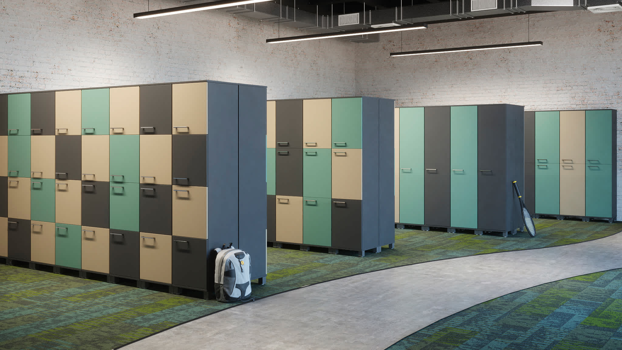 Lockers varios niveles