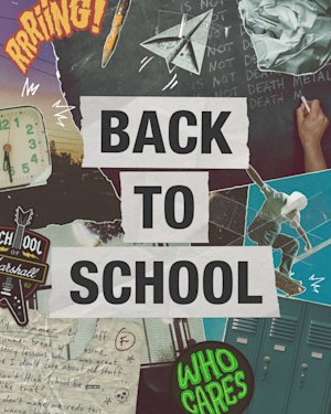 Campaign collage for the Back to School sale
