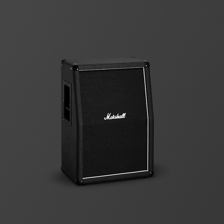 Angled image of the Marshall SC212 Cabinet.