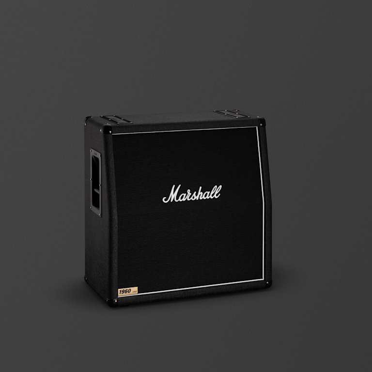 Marshall's 1960A black cabinet.