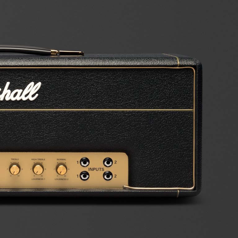 Zoomed image of the left side of the 1987X Vintage Reissue Head