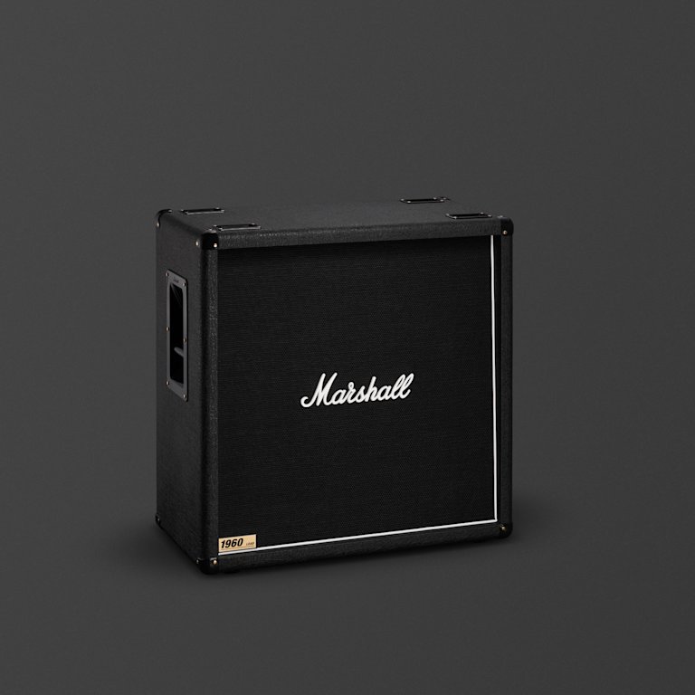 Marshall's 1960B black cabinet.