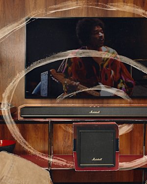 The bundle containing Heston 60 + Heston 200 placed in a stylish living room