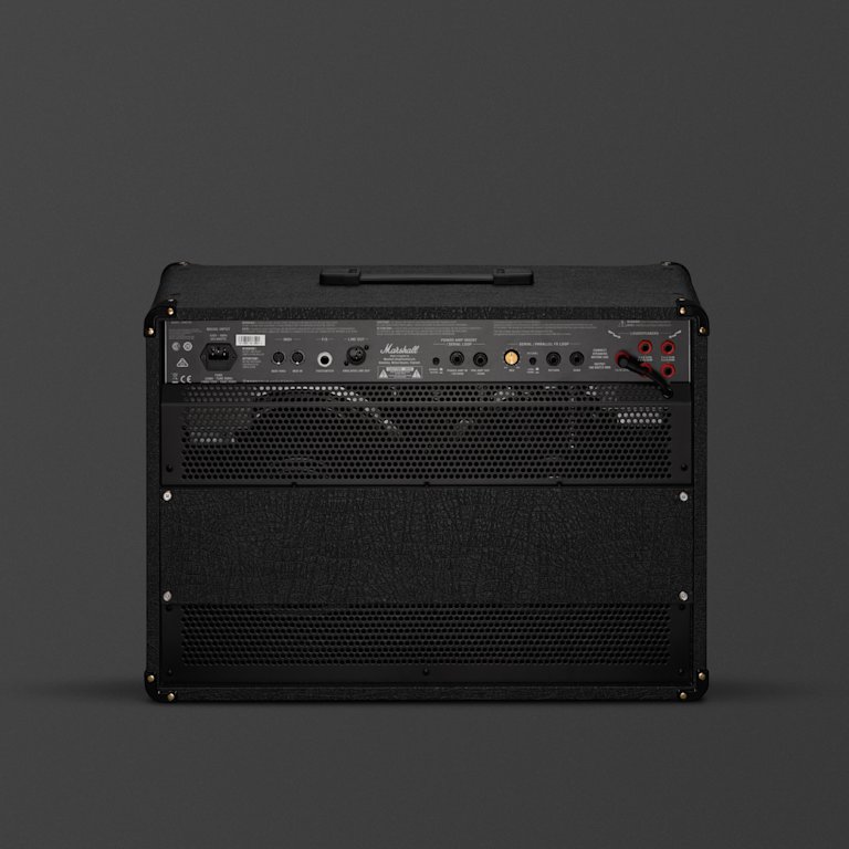 Marshall JVM210C backside on grey backgorund