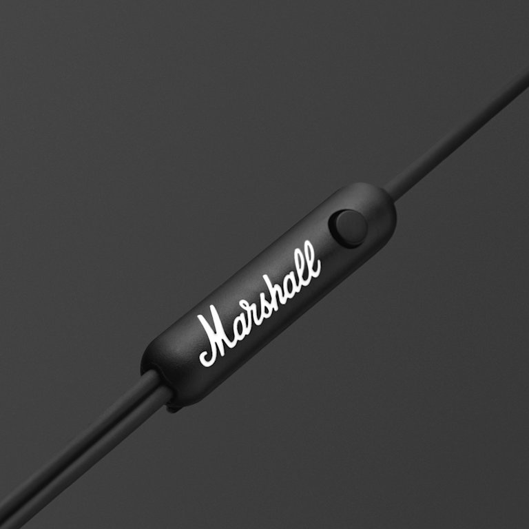 Mode black headphones control knob