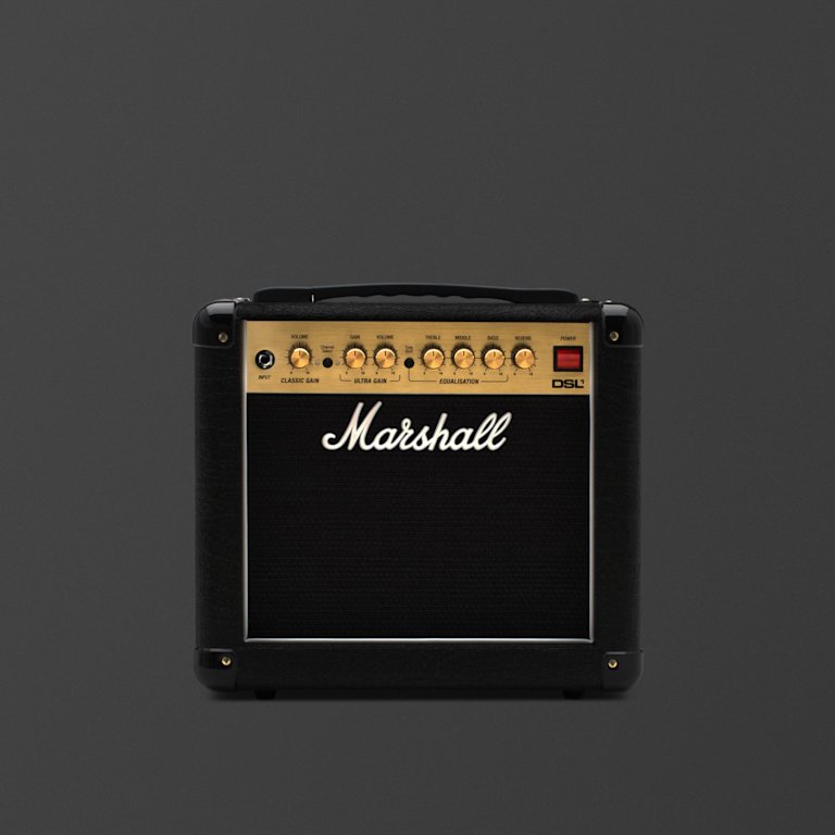 Front view of the Marshall DSL1 Combo.