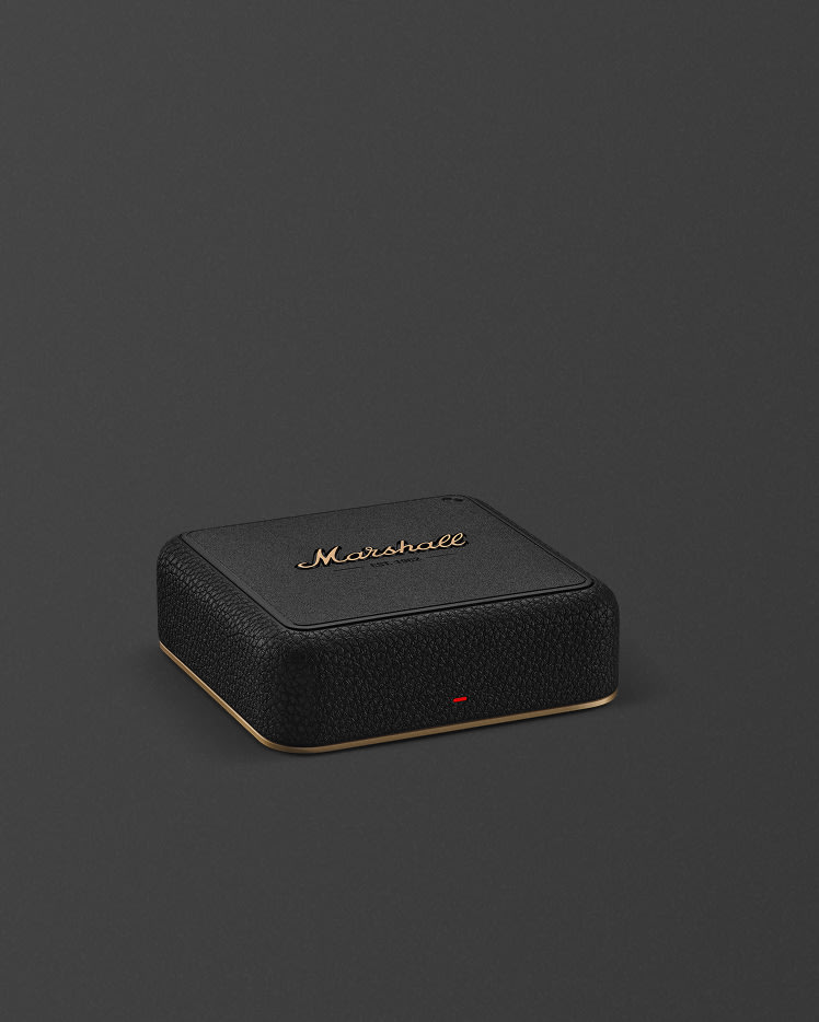 Heddon Black against a grey background.