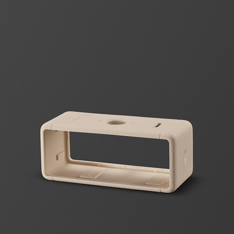 Emberton II Cream Sleeve against a dark background.