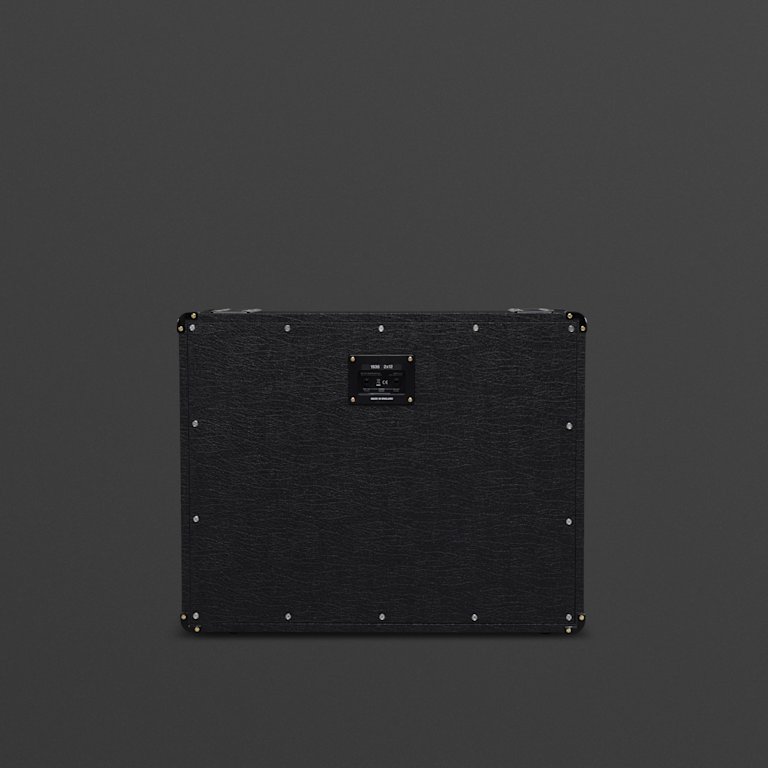 Back of Marshall's 1936V black cabinet.
