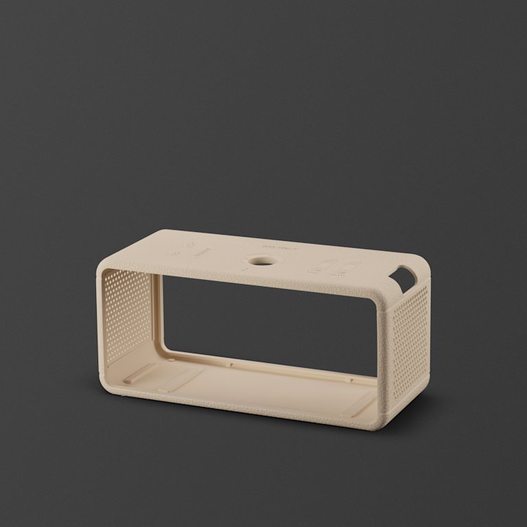 Middleton II Cream Silicone Sleeve against a dark background.