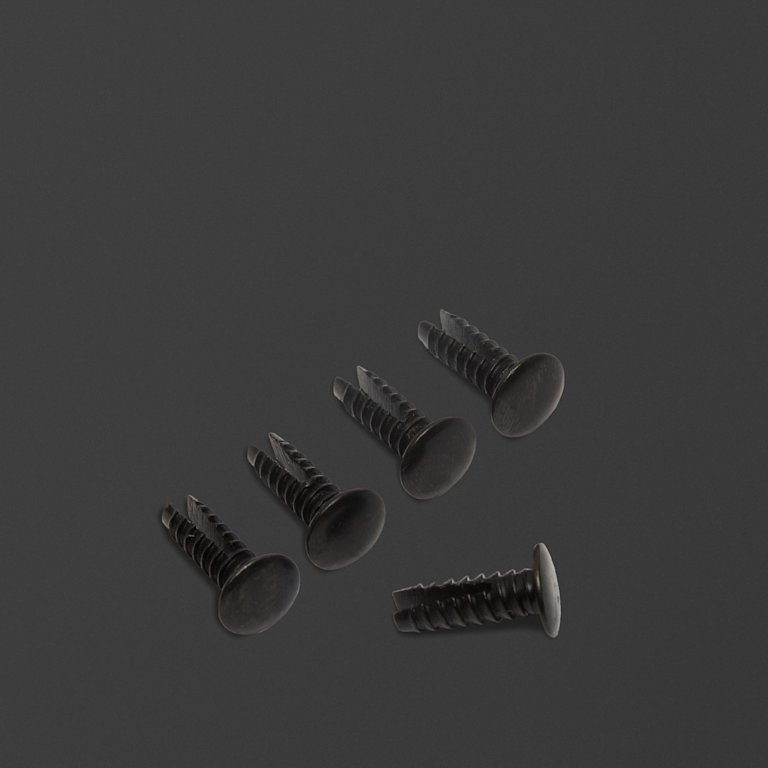 Black Rivets to amplifer or cabinet.