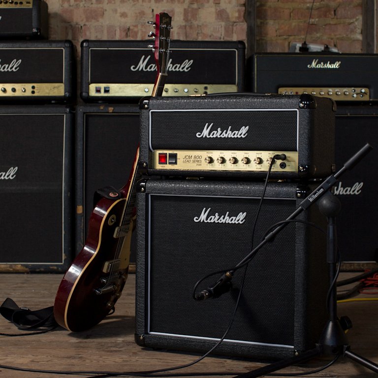Marshall studio classic range in the studio