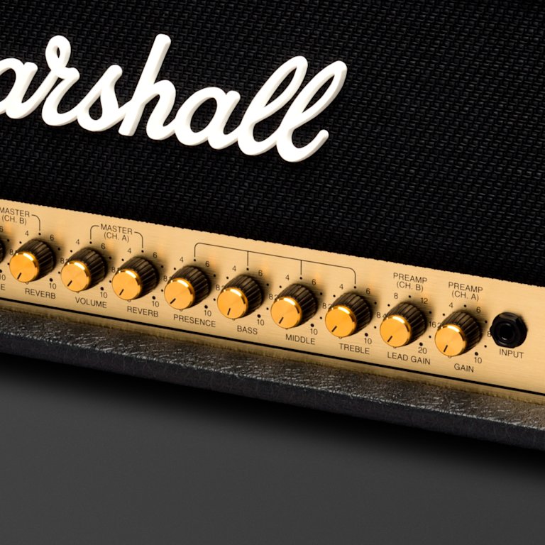 A zoomed in image of JCM900 4100 Head showing all the different knobs