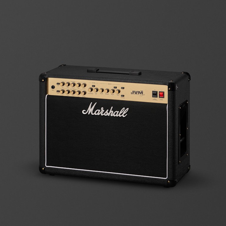 Marshall JVM210C angled from the right on grey background