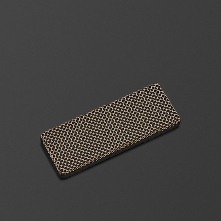 Emberton III Midnight Blue Back Grill against a dark background.