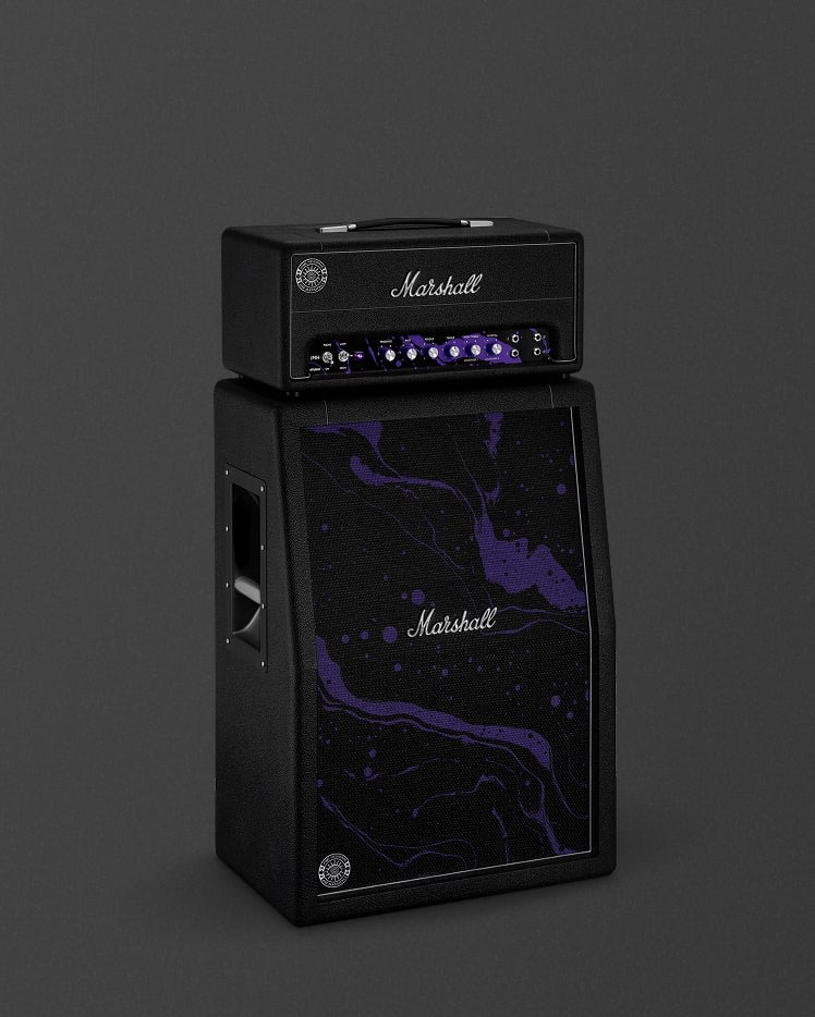 Studio JMH Half Stack Hendrix Edition against dark background.