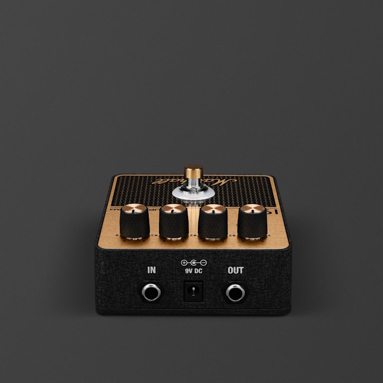 The above view of the Marshall 1959 Overdrive pedal.