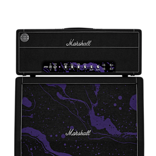 A Hendrix Edition amp in black and purple