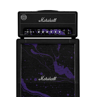 A Hendrix Edition amp in black and purple
