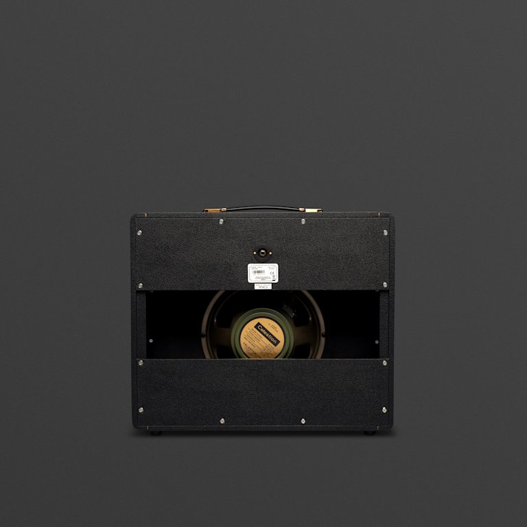 Parte trasera de la caja 1974CX de Marshall.