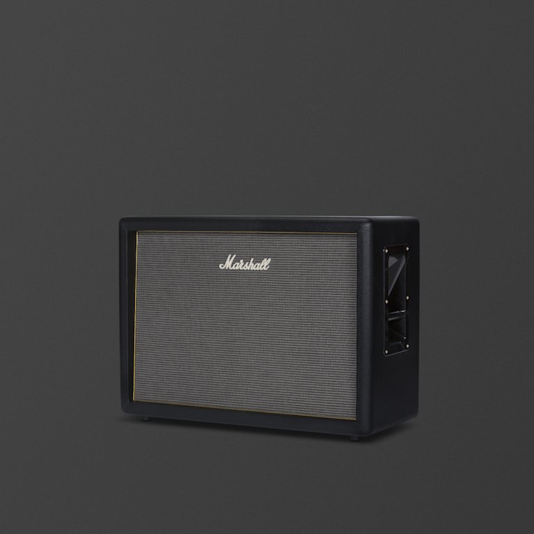 Black vintage style 2x12” straight base cabinet for the Origin range