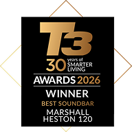 Award: T3 Awards 2026 (Heston 120)