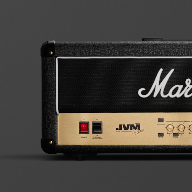 Marshall JVM210H left side zoomed in