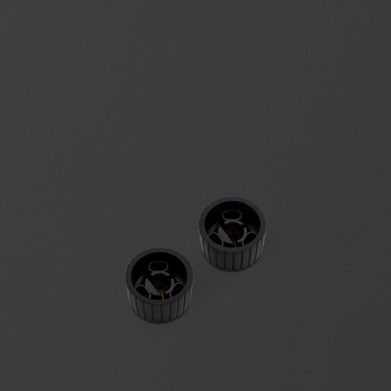 Pack of 2x gold replacement knobs for the CODE range.