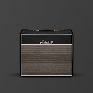 Marshall's black and gold 1974X handwired combo.