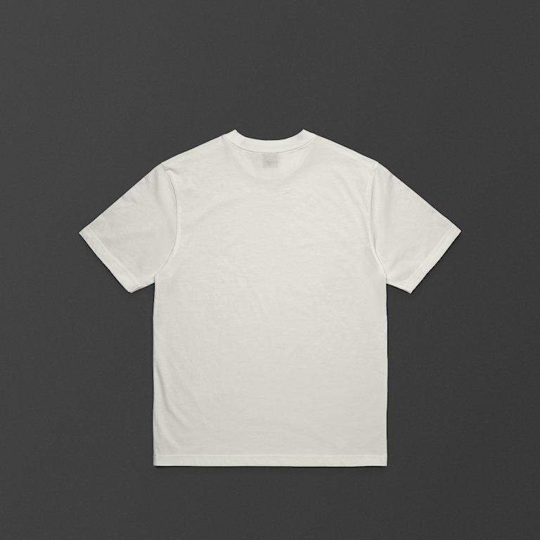 The back of the Heritage Reissue ‘Sound Equipment’ T-shirt in white