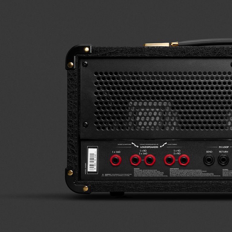 The Studio 900 Head right half of the backside.