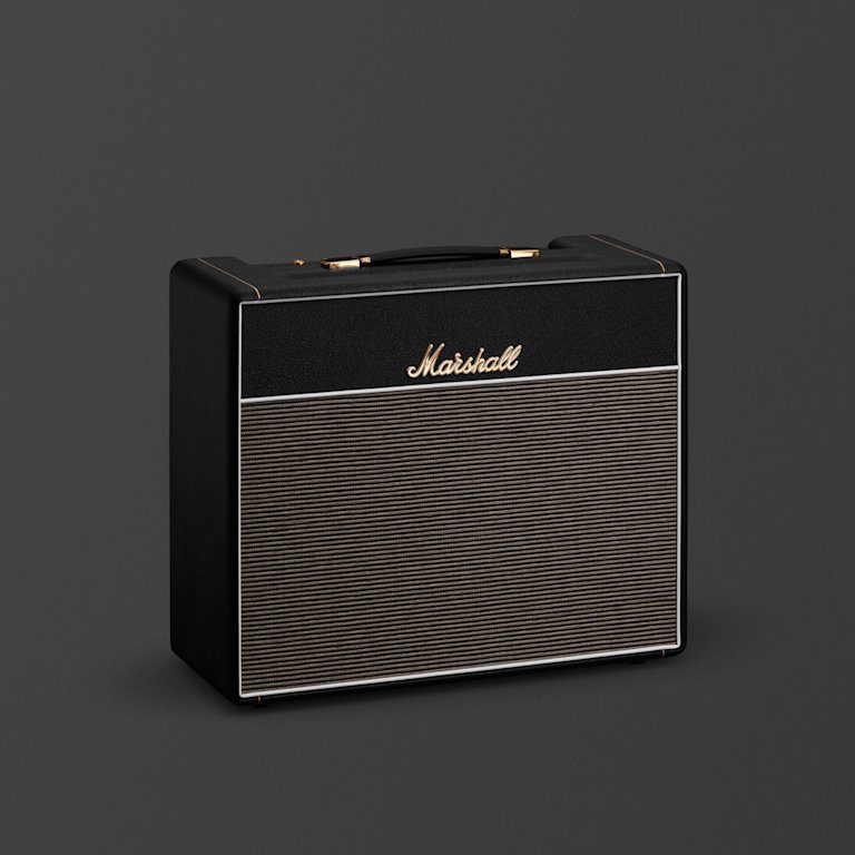 Marshall 1974X Handwired Combo - black and gold handwired combo.