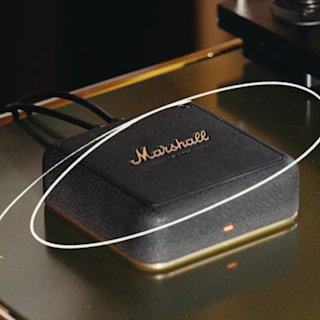 Heddon placed on the shelf next to the record player.