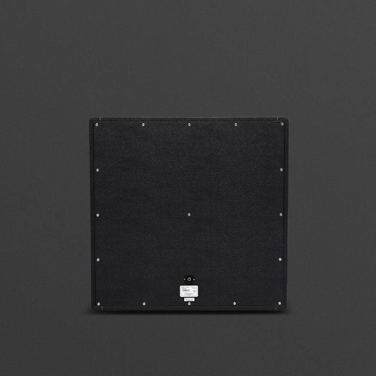 Back of Marshall's black 1960AHW cabinet.