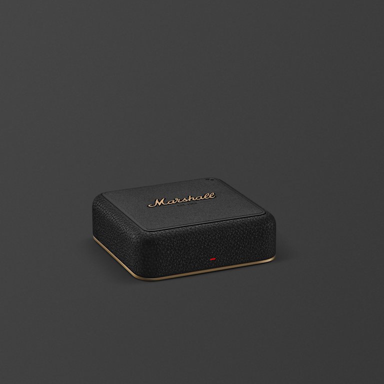 Heddon Black against a grey background.