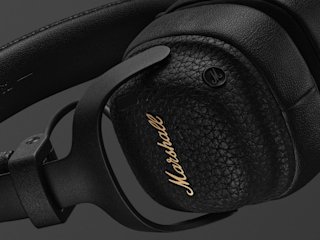 Side profile of the Milton A.N.C. headphones with detailed focus
