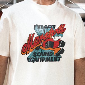 The 'I've got Marshall sound equipment' special edition t-shirt
