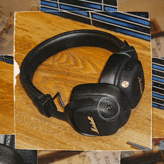Milton A.N.C. headphones GIF with focus on the M button