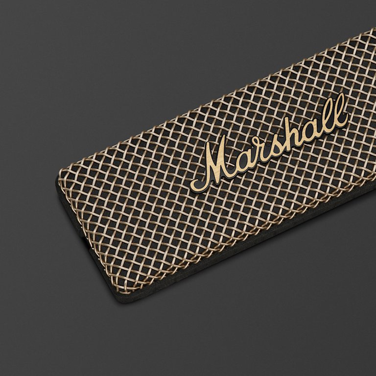 Close-up pf Emberton III Midnight Blue Front Grill.