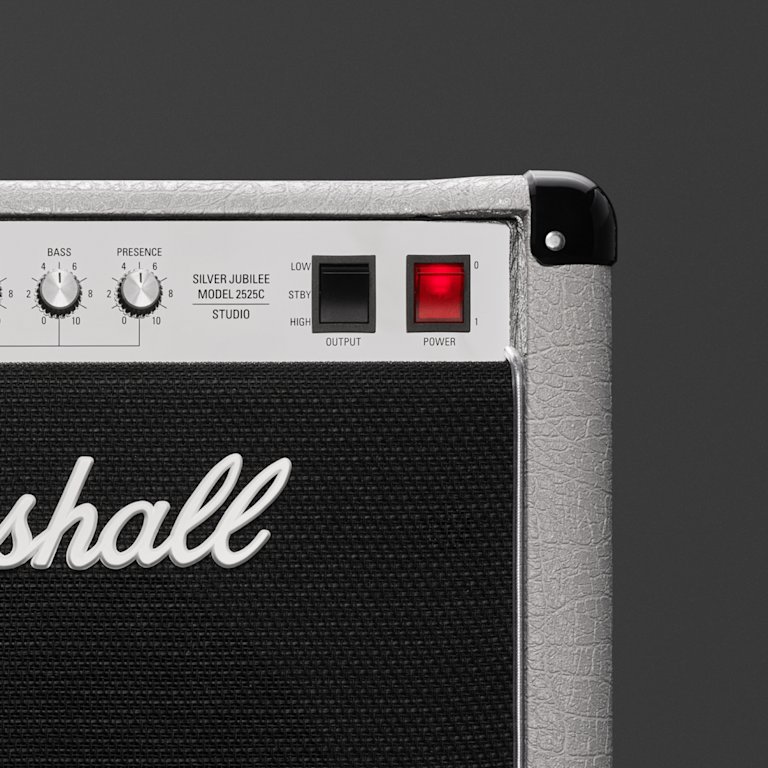 Marshall 2525C upper right corner zoomed in