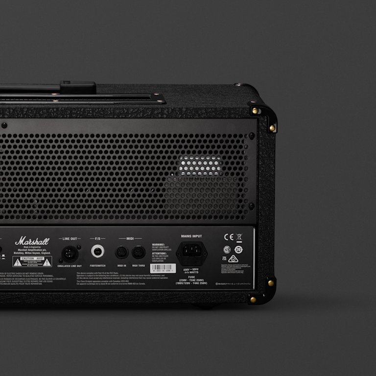 Marshall JVM210H right backside zoomed in