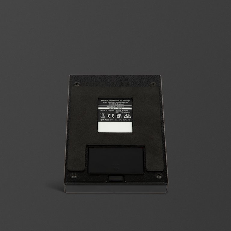 Bottom of the Marshall Shredmaster Vintage Reissue Pedal