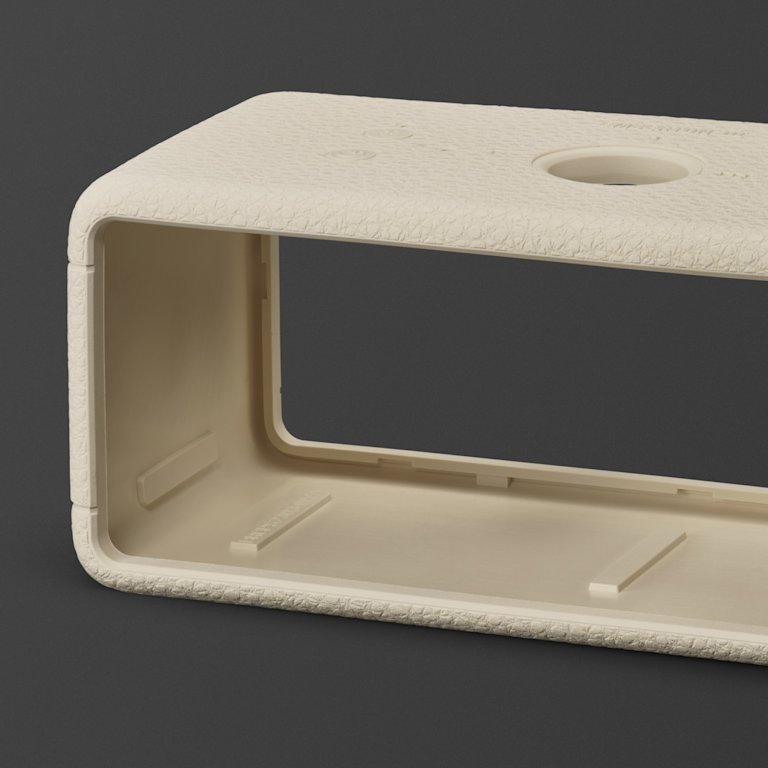 The Emberton II Sleeve Cream with a textured surface against a dark background.