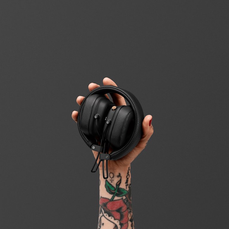 MAJOR IV Black headphones 6