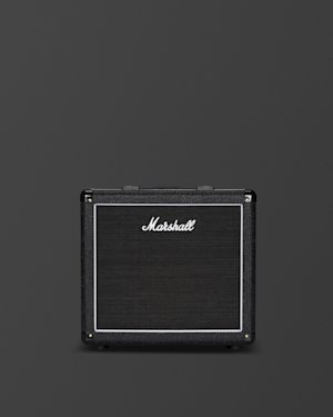 Front panel layout of the MX112 1x12 Cabinet on the Support Articles page.