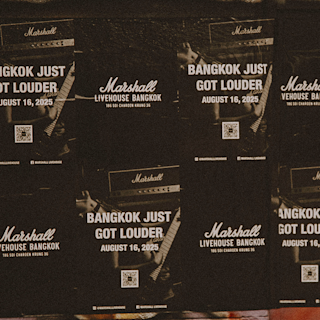 Bangkok just got louder posters